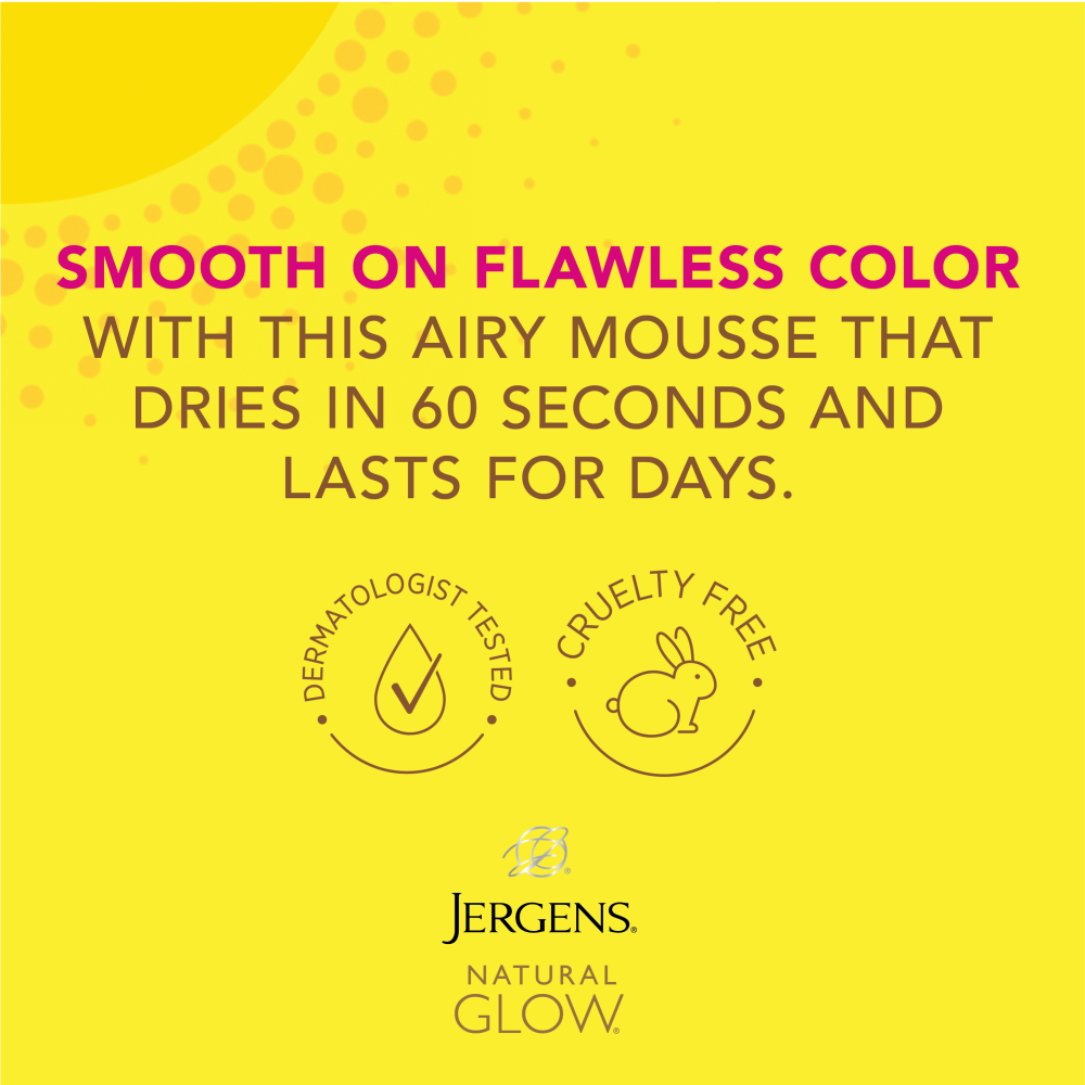 Smooth on flawless color with this airy mousse that dries in 60 seconds and lasts for days. Dermatologist tested. Cruelty free.