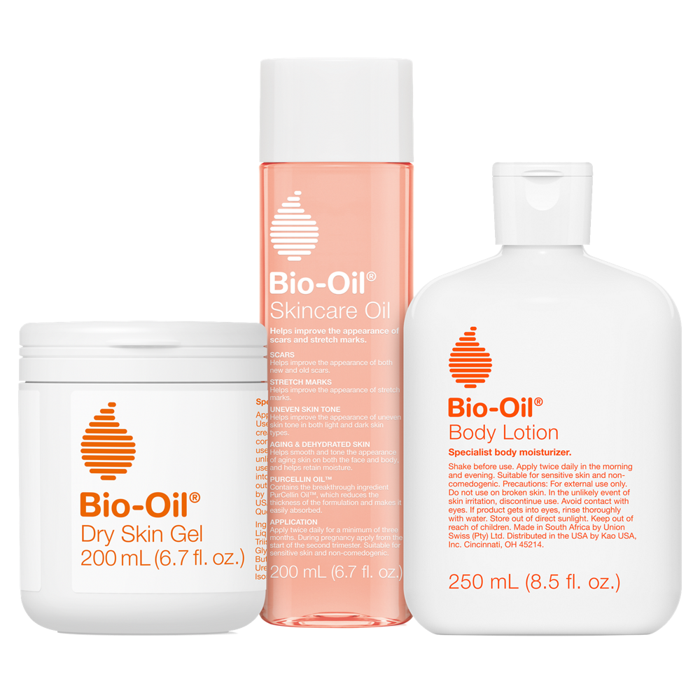  Bio-Oil Skincare Body Oil, Serum for Scars and Stretchmarks,  Face Moisturizer Dry Skin, Non-Greasy, Dermatologist Recommended,  Non-Comedogenic, For All Skin Types, with Vitamin A, E, 4.2 oz : Body Oils 