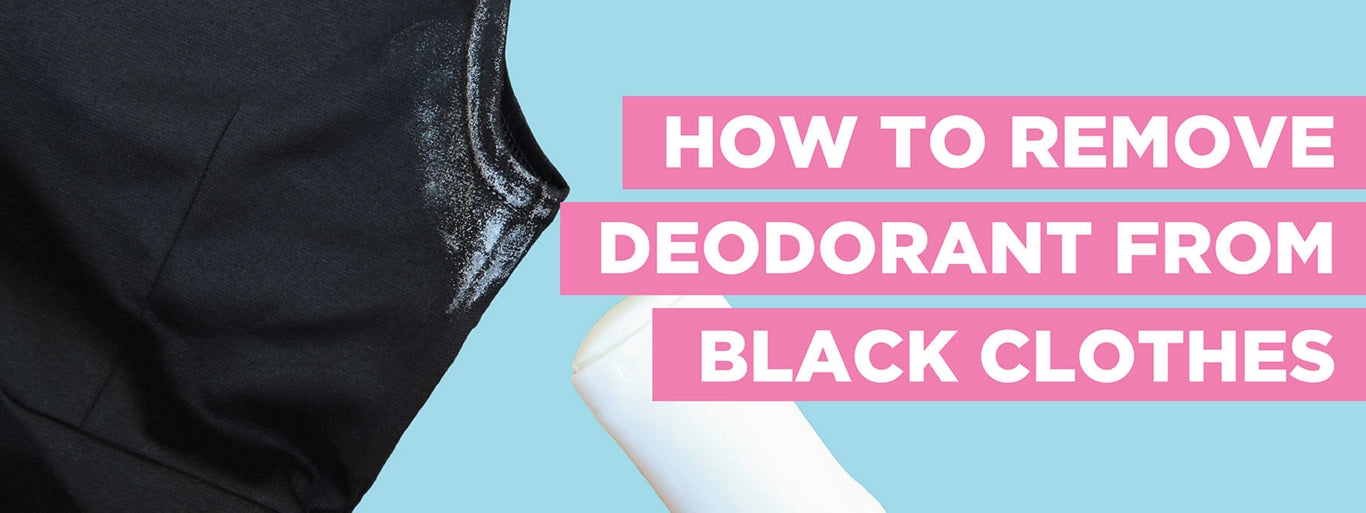 How To Remove Deodorant Stains From Black Shirts