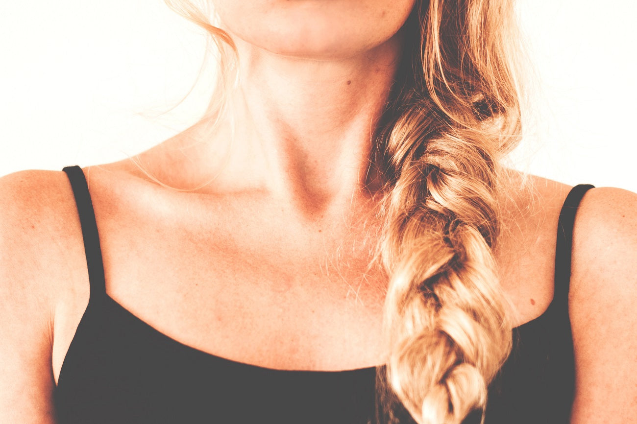 Woman with a long braid