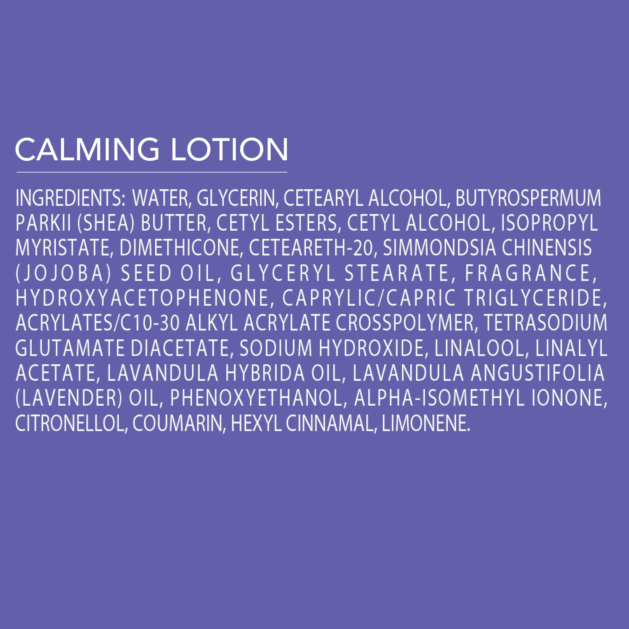 Calming Lotion