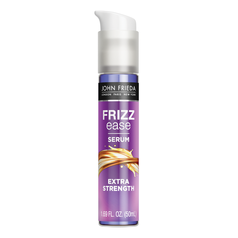 Front of Pack: Frizz Ease Extra Strength Serum.