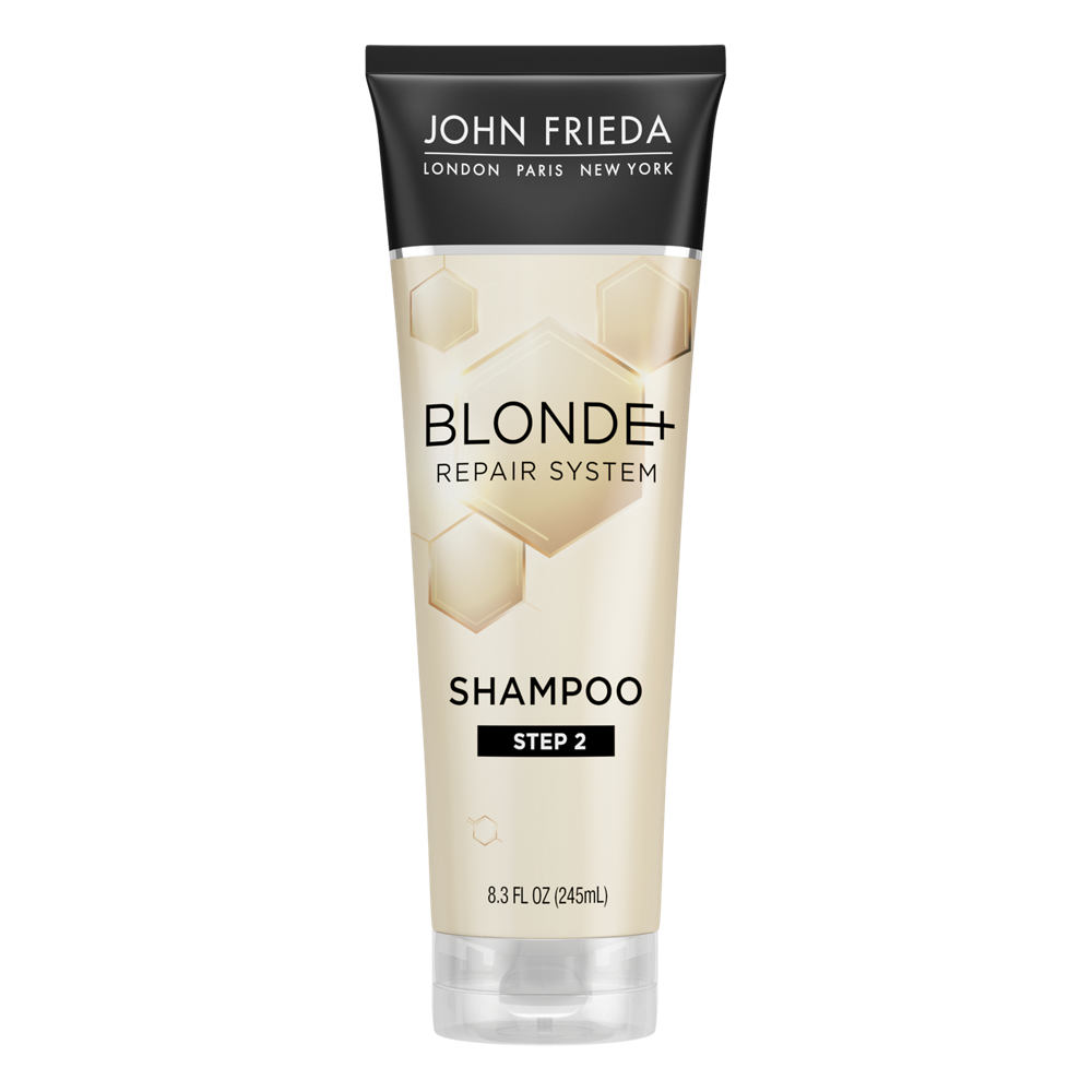 Step 2: Blonde+ Repair System Bond Building Shampoo.
