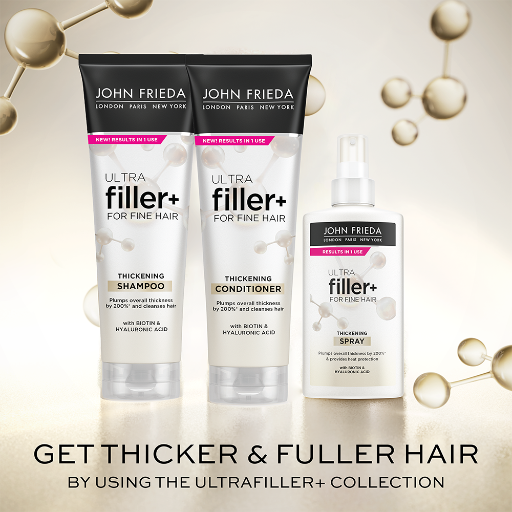 Get thicker, fuller hair by using the ULTRAfiller+ collection