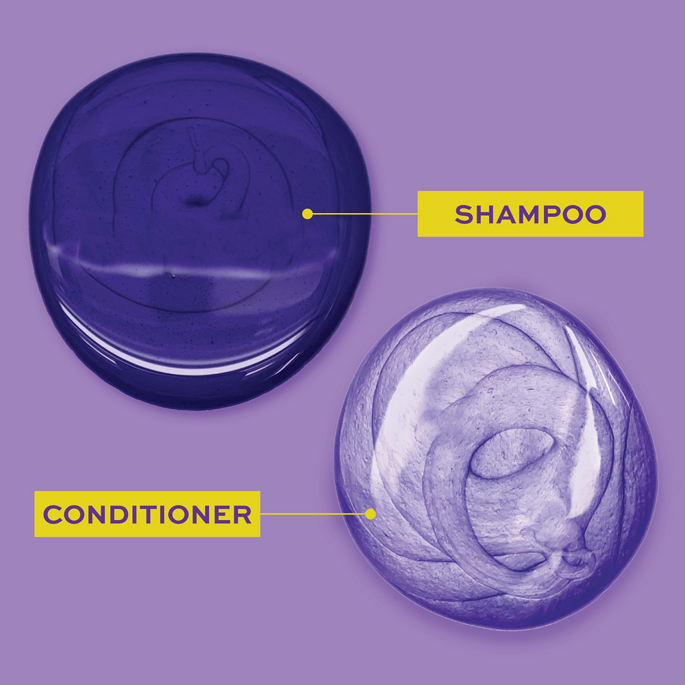 Swatch: Violet Crush for Blondes Shampoo and Conditioner