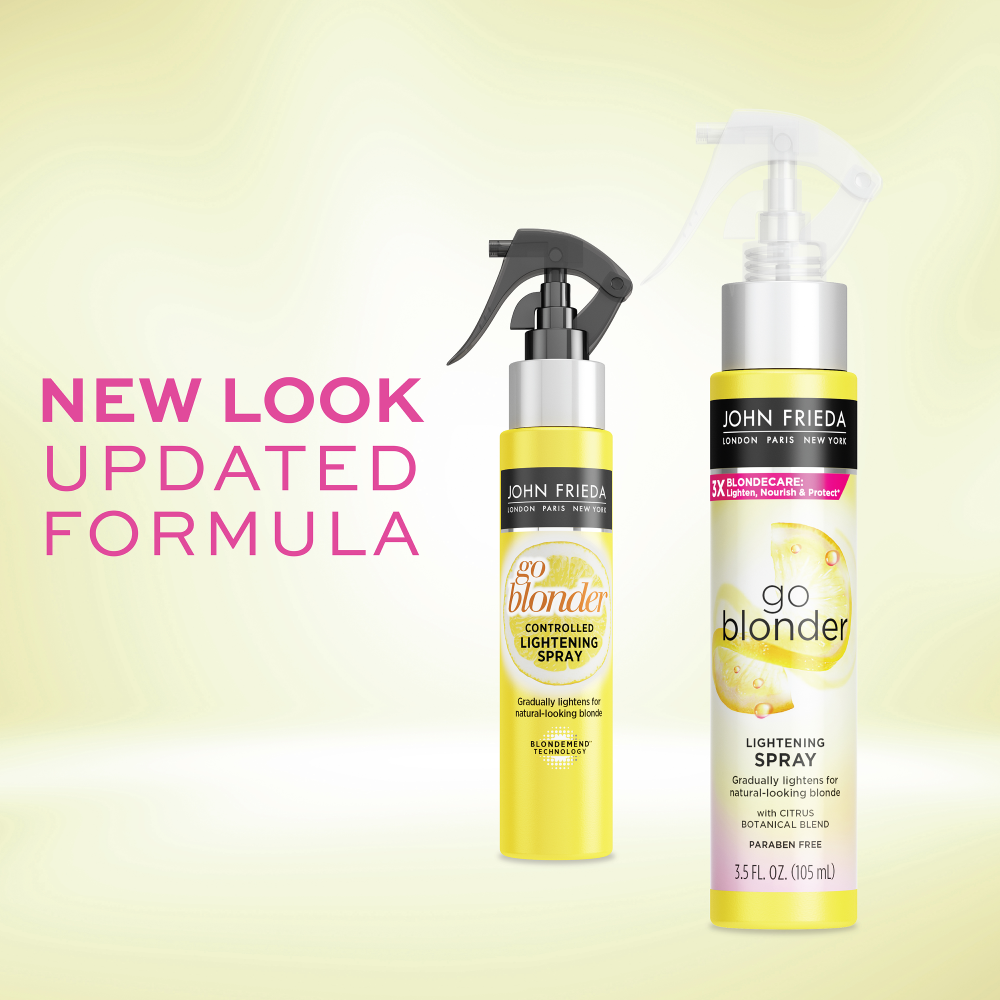 New look Go Blonder® Lightening Spray updated formula.