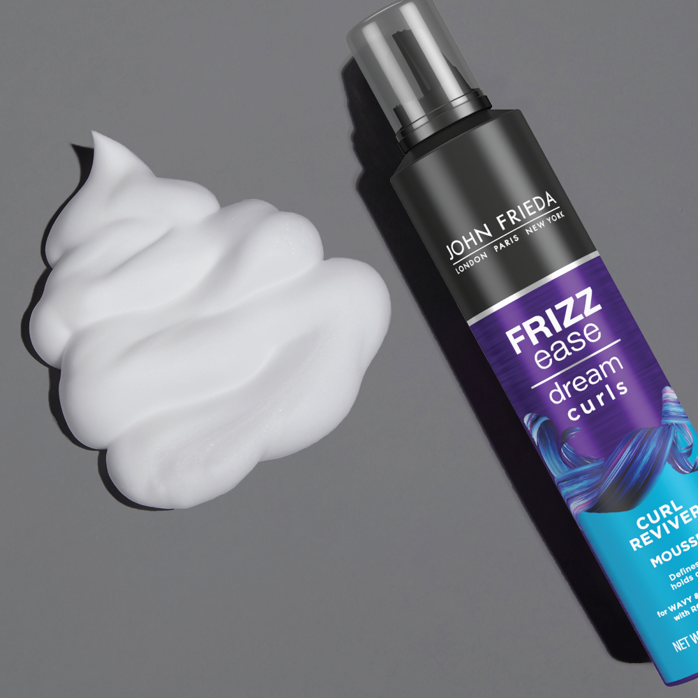Swatch of Frizz Ease Dream Curls Curl Reviver Mousse.