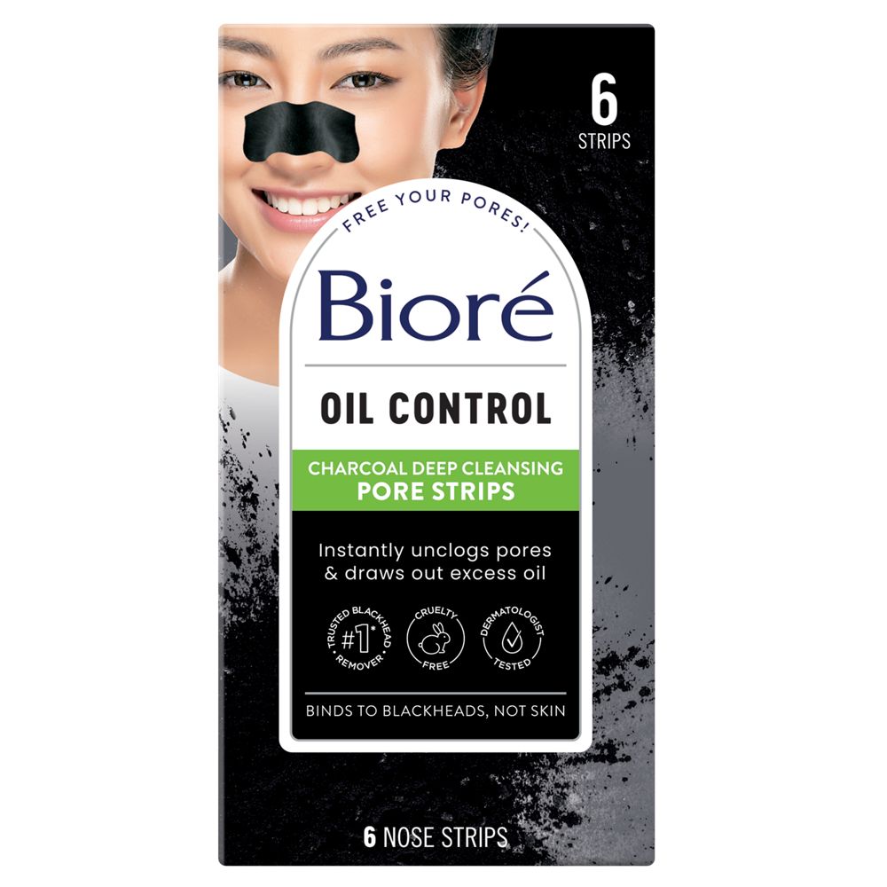 Oil Control Charcoal Deep Cleansing Pore Strips