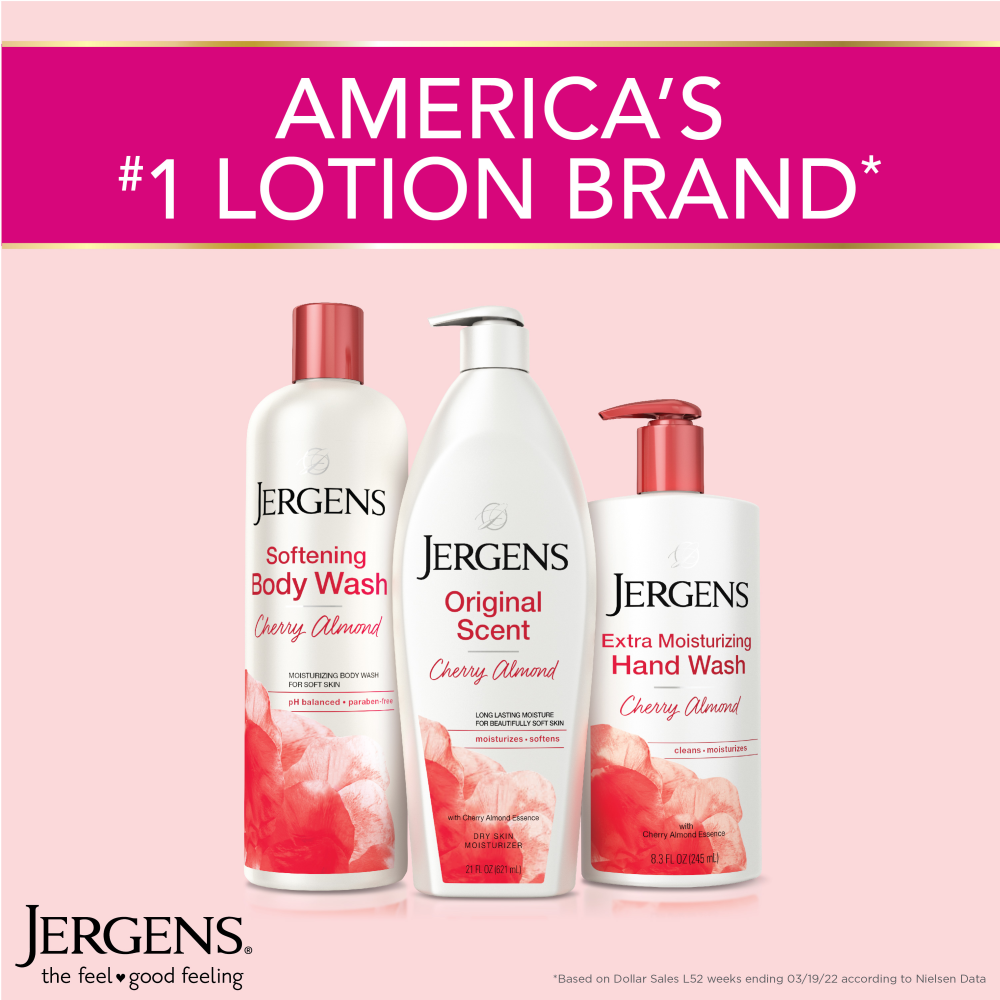 America's #1 lotion brand* Based on Dollar Sales L2 weeks ending 03/19/22 according to Nielsen Data