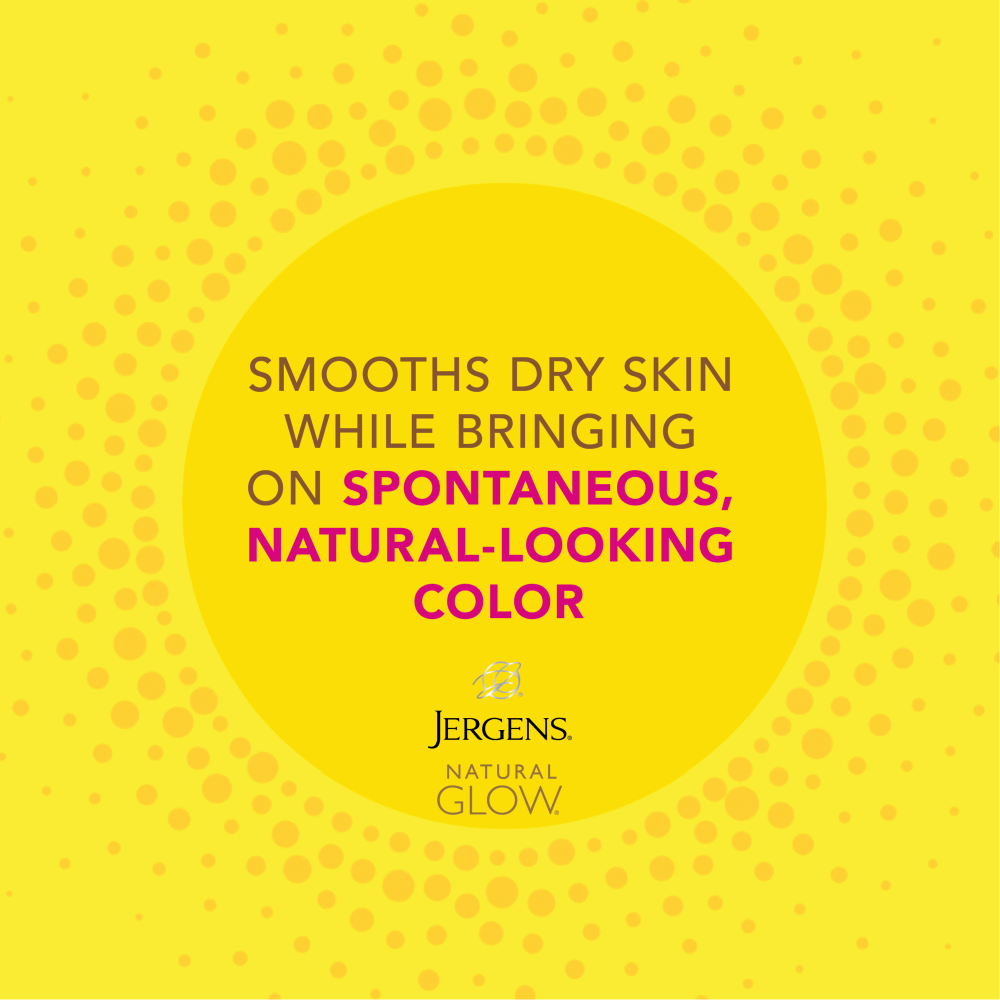Smooths dry skin while bringing on spontaneous, natural-looking color.