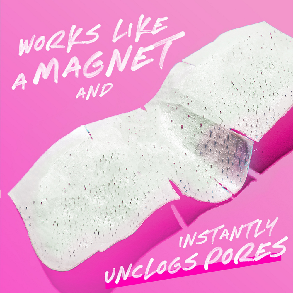Works like a magnet and instantly unclogs pores.