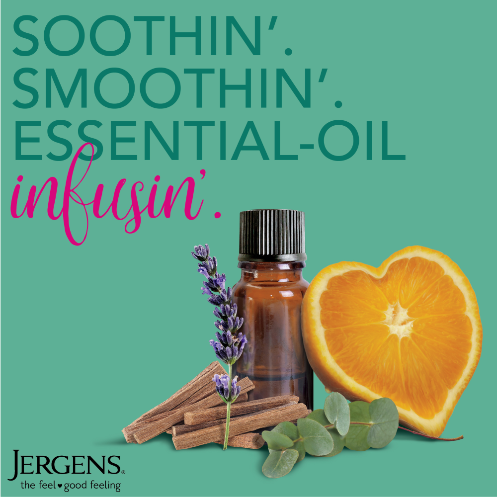 Soothin'. Smoothin'. Essential-Oil infusion'.