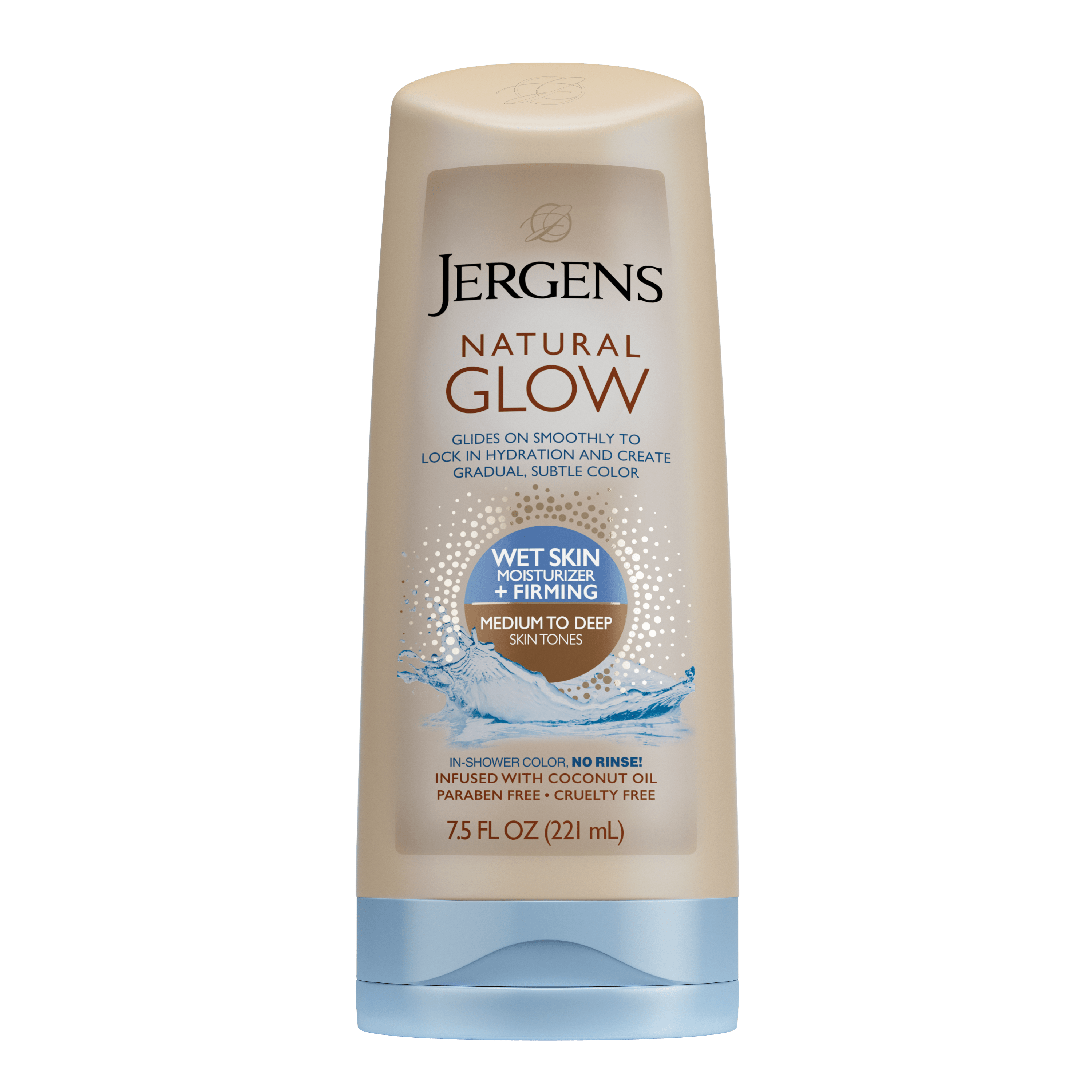 Glow Wet Skin Moisturizer + Firming, Medium to Deep