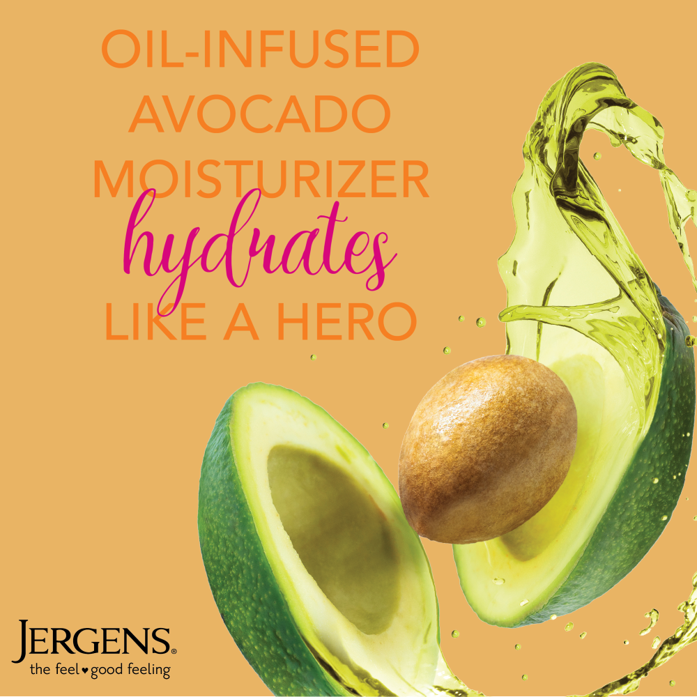 Oil-infused avocado moisturizer hydrates like a hero