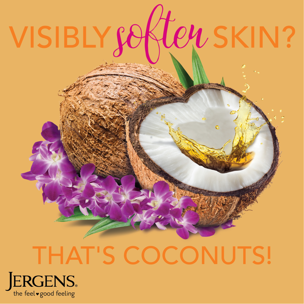Visibly softer skin? That's coconuts!