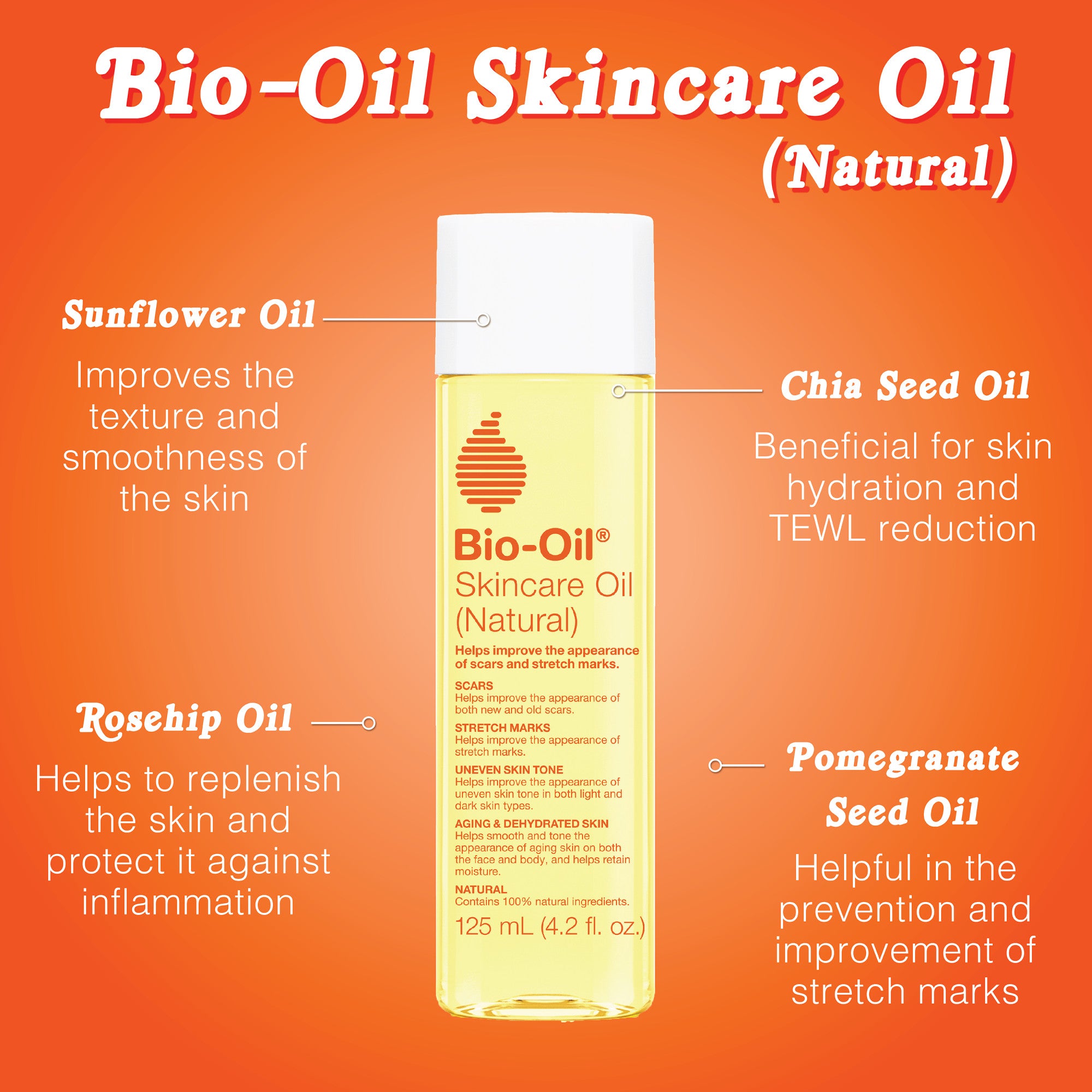  Bio-Oil Skincare Body Oil, Serum for Scars and