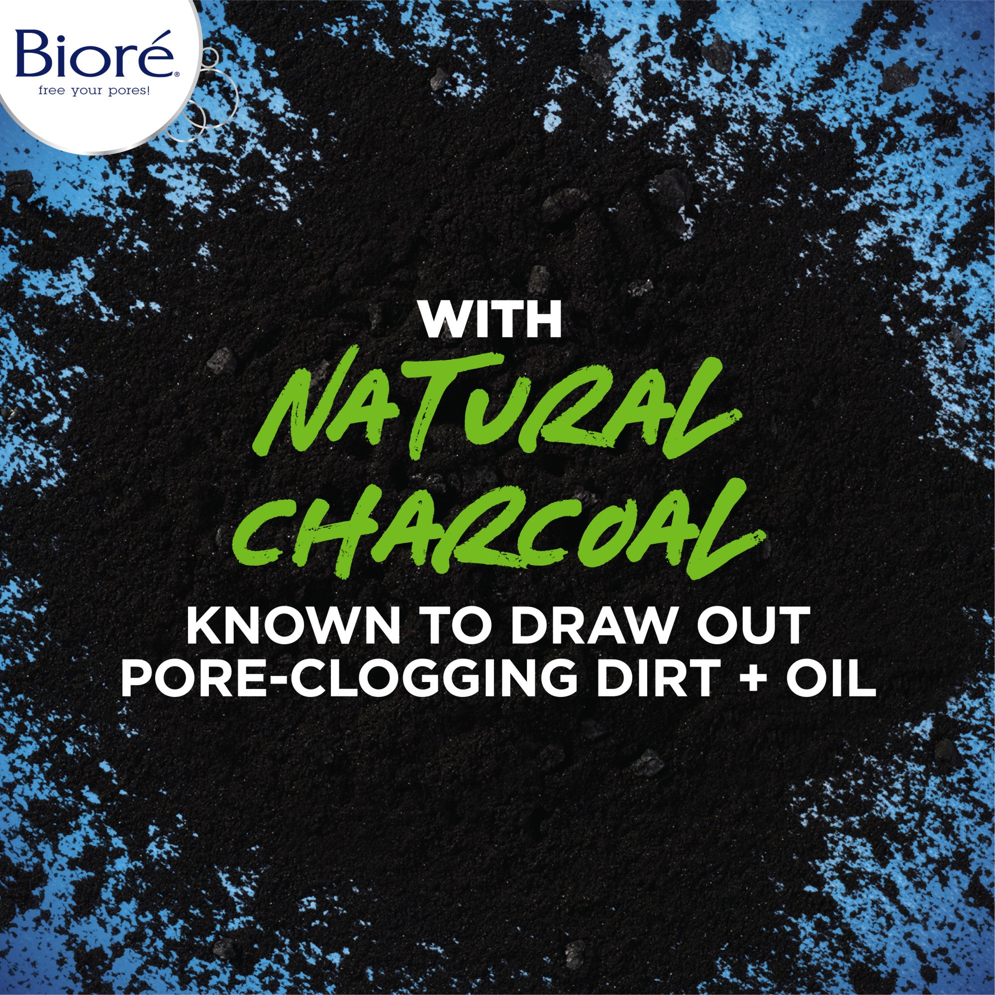 With natural charcoal known to draw out pore-clogging dirt and oil.