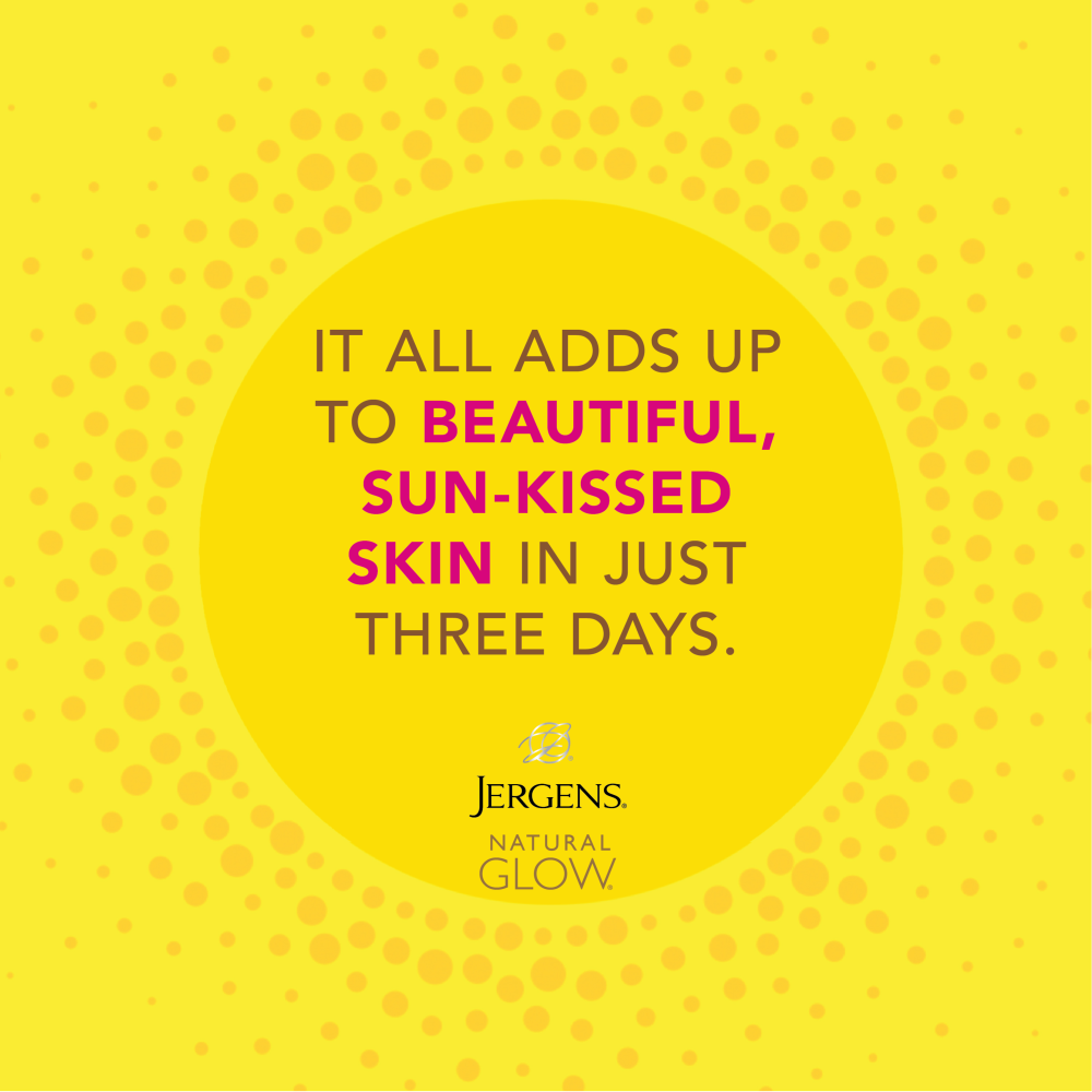 It all adds up to beautiful, sun-kissed skin in just three days.