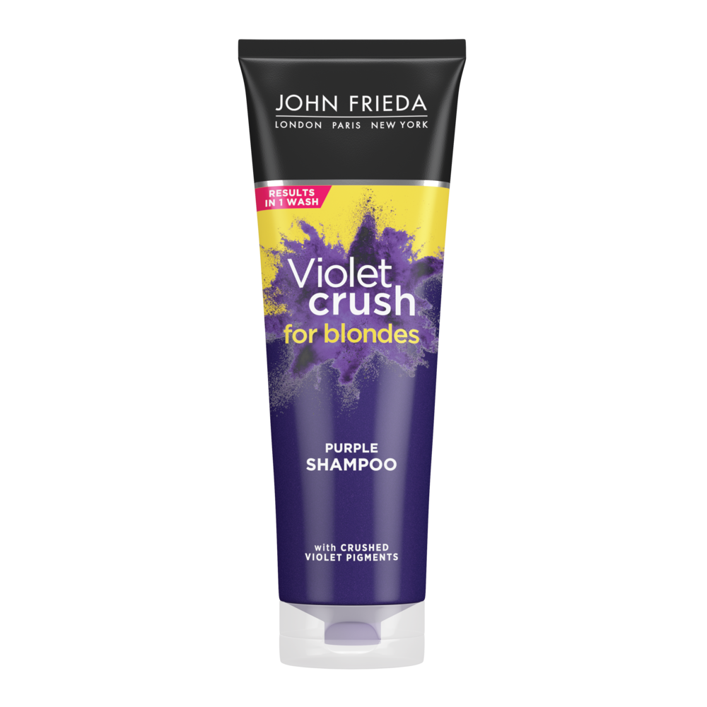 John Frieda Violet Crush for Blondes Purple Shampoo.